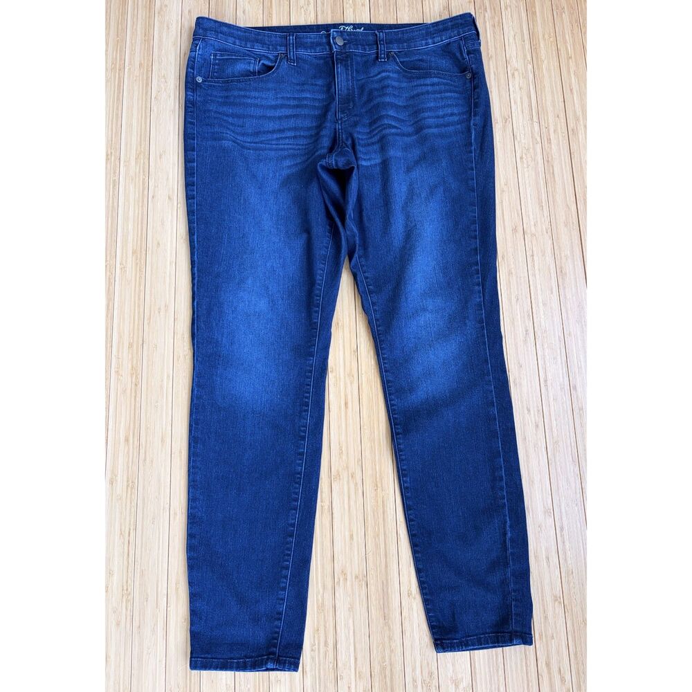 Universal Thread Women's Size 16L Mid Rise Skinny Jeans Long Stretch Denim
